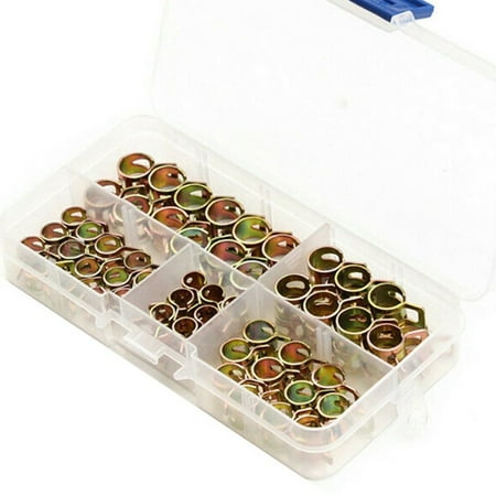 Q673B 75Pcs 6-10mm Hose Clip Set Q673B Vacuum Spring Fuel Oil Water CPU Hose Clip Pipe for Band Clamp Metal Fastener Kit
Q673B 75Pcs 6-10mm Hose Clip Set Q673B Vacuum Spring Fuel Oil Water CPU Hose Clip Pipe for Band Clamp Metal Fastener Kit