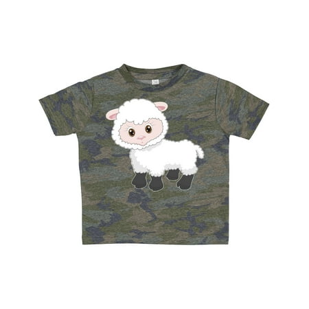 Inktastic Cute White Lamb Gift Toddler Boy or Toddler Girl T-Shirt