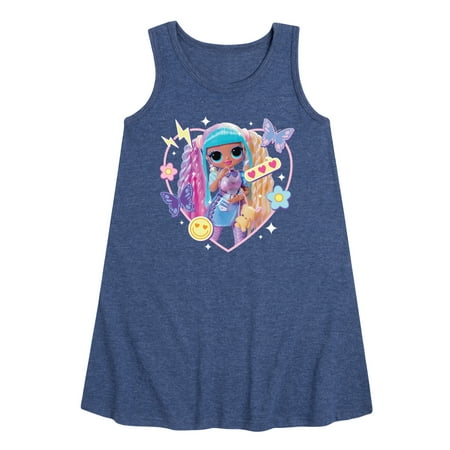 LOL OMG! Fashion Dolls - Candylicious Butterflies & Hearts - Toddler & Youth Girls A-line Dress
LOL OMG! Fashion Dolls - Candylicious Butterflies & Hearts - Toddler & Youth Girls A-line Dress