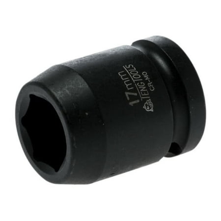 Teng - Impact Socket Hexagon 6-Point 1/2in Drive 17mm
