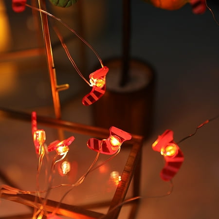 2 Meters6.6Ft 20LEDs Socks Design String Constant Bright& Flash Mode IP42 Resistance 3 * AA Cell Operated for Christmas Xmas Party Home Decoration Present Gift
2 Meters6.6Ft 20LEDs Socks Design String Constant Bright& Flash Mode IP42 Resistance 3 * AA Cell Operated for Christmas Xmas Party Home Decoration Present Gift