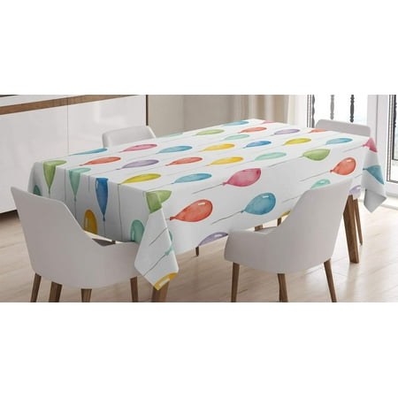 Mindunm Colorful Balloons Tablecloth Birthday Party Decorations Celebration Theme Festival Surprise Event Fun Pattern Rectangular Reusable Cover for Dining and Kitchen Table 60 X 84 Pastel Yellow
Mindunm Colorful Balloons Tablecloth Birthday Party Decorations Celebration Theme Festival Surprise Event Fun Pattern Rectangular Reusable Cover for Dining and Kitchen Table 60 X 84 Pastel Yellow