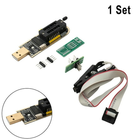 CH341A 24 25 Series EEPROM Flash BIOS USB Programmer+SOIC8 SOP8 Chip IC Adapter
