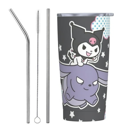 Kuromi 20oz Tumbler Bulk With Lid And Straw Stainless Steel Vacuum Insulated Tumbler Double Wall Coffee Cup Travel Mug White
Kuromi 20oz Tumbler Bulk With Lid And Straw Stainless Steel Vacuum Insulated Tumbler Double Wall Coffee Cup Travel Mug White