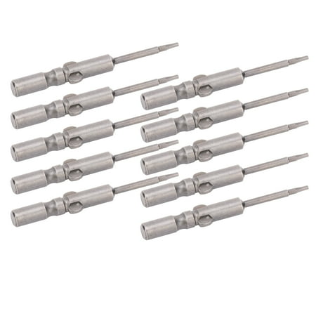 Tebru 10Pcs Strong Magnetic Head Screwdriver Bits Hex Socket Harden Electric Hardware Supplies 6mm Shank Screwdriver Bits
Tebru 10Pcs Strong Magnetic Head Screwdriver Bits Hex Socket Harden Electric Hardware Supplies 6mm Shank Screwdriver Bits