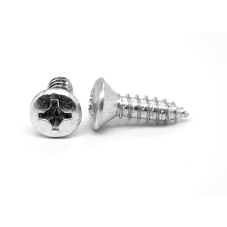 #12 x 5/8 (FT) Sheet Metal Screw Phillips Oval Head Type A Stainless Steel 18-8 Pk 50
#12 x 5/8 (FT) Sheet Metal Screw Phillips Oval Head Type A Stainless Steel 18-8 Pk 50