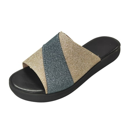 KaLI_store Sandals Women Womens Sandals Comfortable Summer Dressy Flat Sandals Bohemian T-Strap Flip Flop Thong Sandals Gold
KaLI_store Sandals Women Womens Sandals Comfortable Summer Dressy Flat Sandals Bohemian T-Strap Flip Flop Thong Sandals Gold
