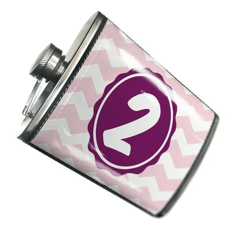 NEONBLOND Flask Monogram 2 Pink Purple Chevron
