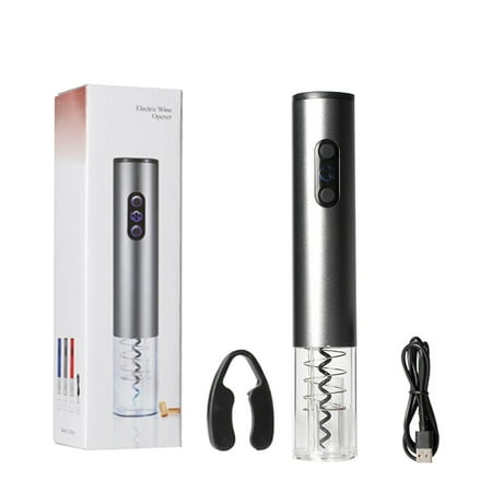 Big Clearance! Electric Bottle Opener Kitchen Stainless Steel Corkscrew Corks Opening Tool Automatic USB Charging Red Wine Stopper Opener
Big Clearance! Electric Bottle Opener Kitchen Stainless Steel Corkscrew Corks Opening Tool Automatic USB Charging Red Wine Stopper Opener