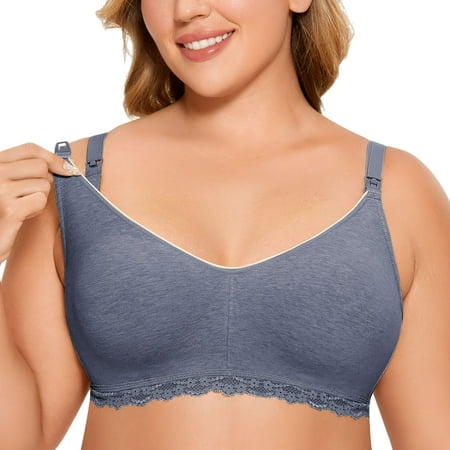 Gratlin Women s Plus Size Cotton Nursing Bra Breastfeeding Maternity Wireless Sleep Bralette Lace
Gratlin Women s Plus Size Cotton Nursing Bra Breastfeeding Maternity Wireless Sleep Bralette Lace