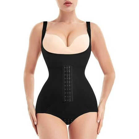 Molutan Thong Bodysuit for Women Waist Trainer Shapewear Tummy Control Corset Firm Body Shaper Slimming Girdles(Black XL)
Molutan Thong Bodysuit for Women Waist Trainer Shapewear Tummy Control Corset Firm Body Shaper Slimming Girdles(Black XL)
