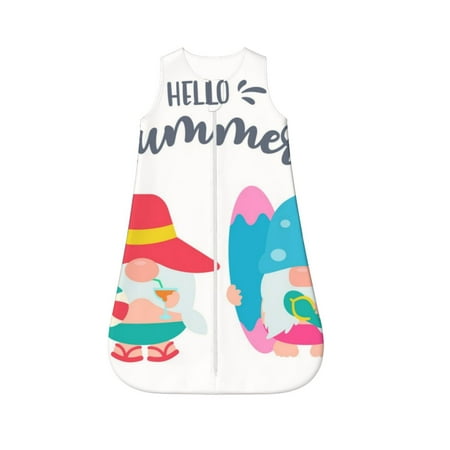 Fotbe Gnomes Summer Pattern Sleep Sack - Baby Wearable Blanket with Zipper Extra Soft Cotton Sleeveless Sleeping Bag for Infants-Medium
Fotbe Gnomes Summer Pattern Sleep Sack - Baby Wearable Blanket with Zipper Extra Soft Cotton Sleeveless Sleeping Bag for Infants-Medium