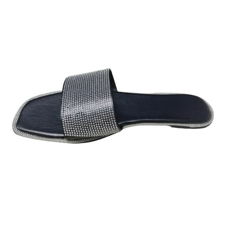 Gzztg Woman Shoes Women S Casual Vacation Outdoor Wear Open Toe Rhinestone Flat Beach Slippers Women
Gzztg Woman Shoes Women S Casual Vacation Outdoor Wear Open Toe Rhinestone Flat Beach Slippers Women