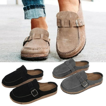 KangQi Fashion Women Suede Slip-on Loafers Comfort Mules Low Heel Anti Skid Flat Shoes
KangQi Fashion Women Suede Slip-on Loafers Comfort Mules Low Heel Anti Skid Flat Shoes