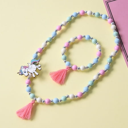 Yaoping Cute Unicorn Cartoon Flower Children\ s Sweater Necklace Bracelet For Children Gift
Yaoping Cute Unicorn Cartoon Flower Children\ s Sweater Necklace Bracelet For Children Gift