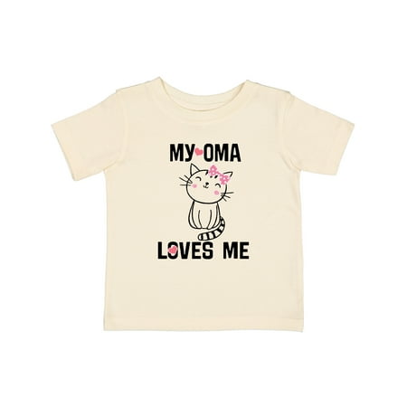 Inktastic My Oma Loves Me Girl Cat Gift Baby Girl T-Shirt
Inktastic My Oma Loves Me Girl Cat Gift Baby Girl T-Shirt
