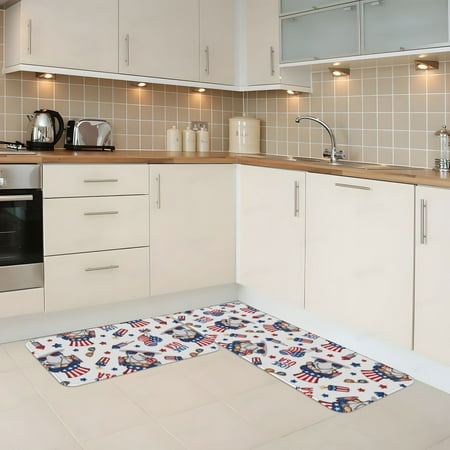 Kitchen Mats for Floor 2 Piece - Usa Flag Party B Anti Fatigue Mats for Kitchen Floor Kitchen Rugs Non Slip Washable Mat for Home Kitchen Decor
Kitchen Mats for Floor 2 Piece - Usa Flag Party B Anti Fatigue Mats for Kitchen Floor Kitchen Rugs Non Slip Washable Mat for Home Kitchen Decor