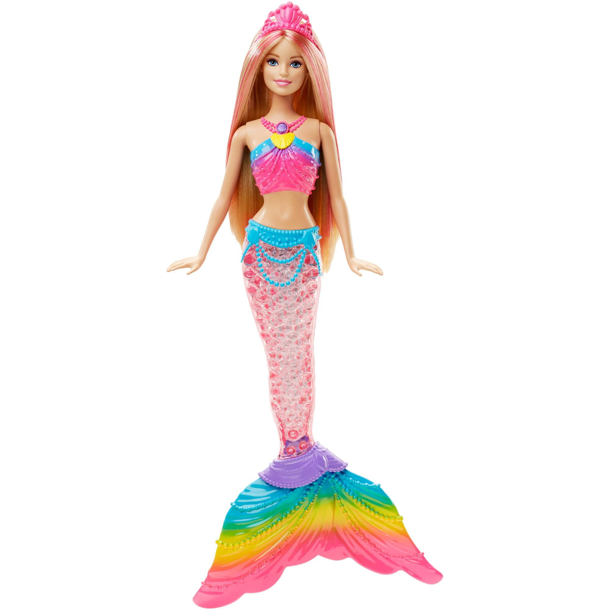 Barbie Rainbow Lights Mermaid Doll - Walmart.com