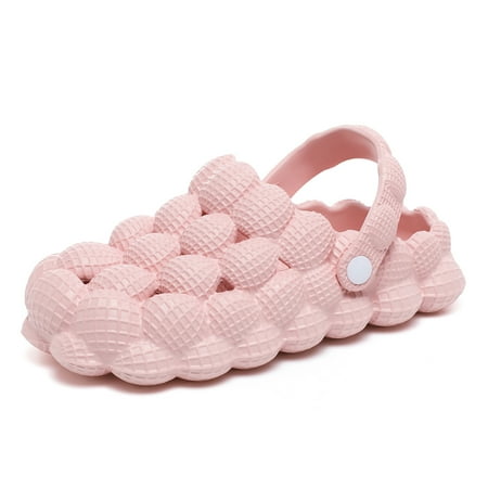 FULORIS EVA Pink Bubble Lychee Slippers Quick Dry Soft Non-slip Sandals Massage Slides with Adjustable Heel
FULORIS EVA Pink Bubble Lychee Slippers Quick Dry Soft Non-slip Sandals Massage Slides with Adjustable Heel