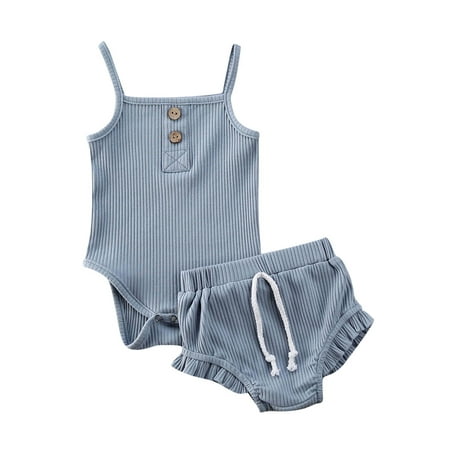 Emmababy 2 Pcs Baby Girl Shorts Set Knitted Suspenders Jumpsuit + Short Pants Suits
Emmababy 2 Pcs Baby Girl Shorts Set Knitted Suspenders Jumpsuit + Short Pants Suits