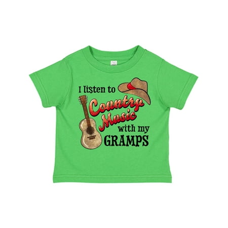 Inktastic I Listen to Country Music with my Gramps Guitar and Hat Gift Toddler Boy or Toddler Girl T-Shirt
Inktastic I Listen to Country Music with my Gramps Guitar and Hat Gift Toddler Boy or Toddler Girl T-Shirt