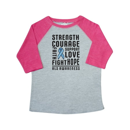 Inktastic ALS Awareness Strength Courage Support Gift Toddler Boy or Toddler Girl T-Shirt
Inktastic ALS Awareness Strength Courage Support Gift Toddler Boy or Toddler Girl T-Shirt