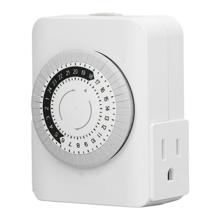 Mechanical Plug In Timer Low Noise US 125V 60HZ 24 Hour Outlet Timer For Household Use
Mechanical Plug In Timer Low Noise US 125V 60HZ 24 Hour Outlet Timer For Household Use