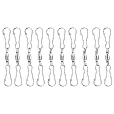 hongheyi 10Pcs Windsock Clips Dual Swivel Hooks 360° Rotatable Hanger Suspension Hooks
hongheyi 10Pcs Windsock Clips Dual Swivel Hooks 360° Rotatable Hanger Suspension Hooks