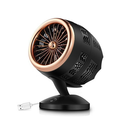 Desktop USB Fan Double Turbines Leaf Cooling Circulation Fan for Office Bedroom Study Gold Black
Desktop USB Fan Double Turbines Leaf Cooling Circulation Fan for Office Bedroom Study Gold Black