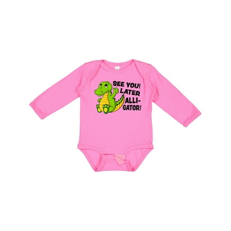 Inktastic See You Later Alligator Gift Baby Boy or Baby Girl Long Sleeve Bodysuit
Inktastic See You Later Alligator Gift Baby Boy or Baby Girl Long Sleeve Bodysuit