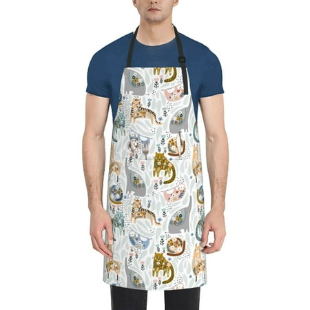 Vsdgher Cute Colorful Animal Waterproof Apron with 2 Pockets Kitchen Chef Aprons Bibs for Grooming Cooking Baking Painting Gardening
Vsdgher Cute Colorful Animal Waterproof Apron with 2 Pockets Kitchen Chef Aprons Bibs for Grooming Cooking Baking Painting Gardening