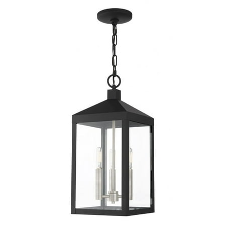 3 Light Outdoor Pendant Lantern in Mid Century Modern Style 8.25 inches Wide By 18.5 inches High-Black Finish Bailey Street Home 218-Bel-4432567
3 Light Outdoor Pendant Lantern in Mid Century Modern Style 8.25 inches Wide By 18.5 inches High-Black Finish Bailey Street Home 218-Bel-4432567
