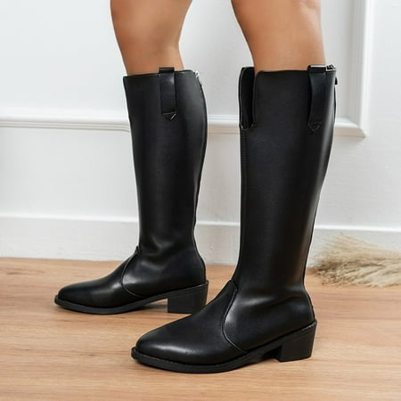 ZMHEGW Women Boots Solid Color Square Heels Comtable Zipper Mid Calf Round Toe Boots Shoes
ZMHEGW Women Boots Solid Color Square Heels Comtable Zipper Mid Calf Round Toe Boots Shoes