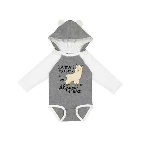 Inktastic Glamma s You Say Alpaca My Bags Gift Baby Boy or Baby Girl Long Sleeve Bodysuit
Inktastic Glamma s You Say Alpaca My Bags Gift Baby Boy or Baby Girl Long Sleeve Bodysuit