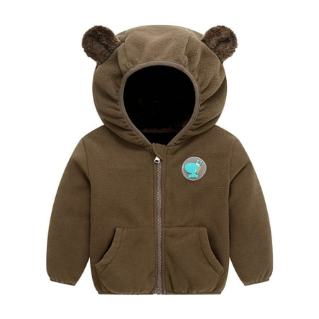 Sodopo Unisex Baby Ears Hooded Coat Infant Cartoon Fleece Hooded Jacket Coat with Ears Warm Outwear Coat Zipper Up for Baby Boys Girls Toddler 1-5T
Sodopo Unisex Baby Ears Hooded Coat Infant Cartoon Fleece Hooded Jacket Coat with Ears Warm Outwear Coat Zipper Up for Baby Boys Girls Toddler 1-5T