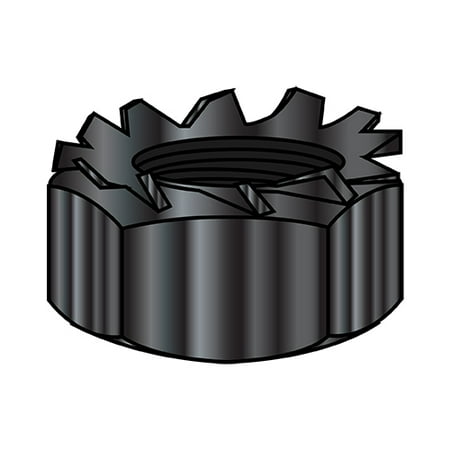 6-32 K Lock Nut Black Zinc (Pack Qty 5 000) BC-06NKBZ