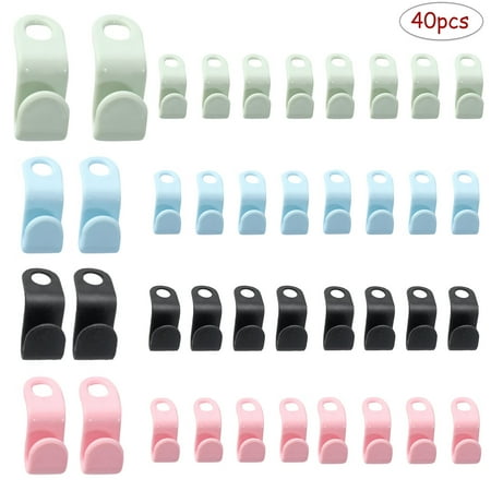 40pcs 4 Color Clothes Hanger Connector Hooks Cascading Hanger Hooks Extender Clips for Space Saving Outfit Hangers
40pcs 4 Color Clothes Hanger Connector Hooks Cascading Hanger Hooks Extender Clips for Space Saving Outfit Hangers