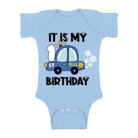 Awkward Styles My 1st Birthday Baby Bodysuit Police Car Romper Future Policeman Top
Awkward Styles My 1st Birthday Baby Bodysuit Police Car Romper Future Policeman Top