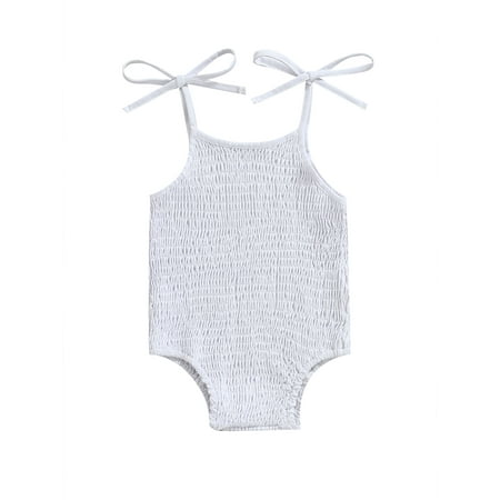 IZhansean Summer Little Girls Bikini Swimwear 3 Colors Solid Strap Sleeveless Lace Up Beachwear Clothing White 4-5 Years
IZhansean Summer Little Girls Bikini Swimwear 3 Colors Solid Strap Sleeveless Lace Up Beachwear Clothing White 4-5 Years