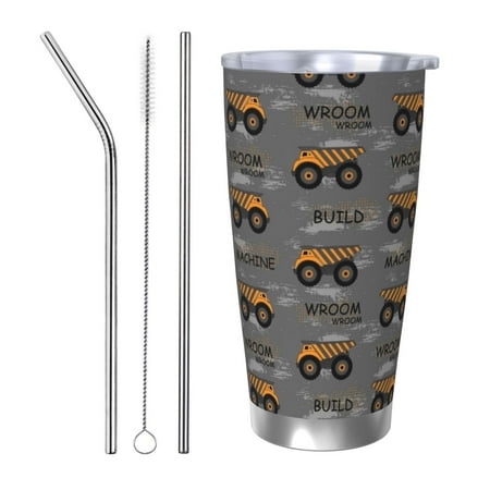 KLL Construction Machines Print 40oz Stainless Steel Insulated Car Cup with Spillproof Lid - Keep Your Drink Hot or Cold on the Go-Straw Three-piece Set
KLL Construction Machines Print 40oz Stainless Steel Insulated Car Cup with Spillproof Lid - Keep Your Drink Hot or Cold on the Go-Straw Three-piece Set