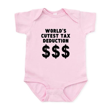 CafePress - Worlds Cutest Tax Deduction Body Suit - Baby Light Bodysuit Size Newborn - 24 Months
CafePress - Worlds Cutest Tax Deduction Body Suit - Baby Light Bodysuit Size Newborn - 24 Months