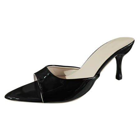 QYZEU Women s Sandals Solid Color Slippers Retro Outside Soft Leather Fringe Medium Heel Large Slippers Causal Breathable Lightweight Sandals Black 42
QYZEU Women s Sandals Solid Color Slippers Retro Outside Soft Leather Fringe Medium Heel Large Slippers Causal Breathable Lightweight Sandals Black 42
