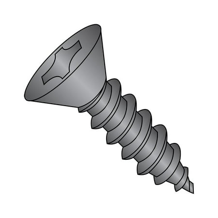 Steel Sheet Metal Screw Black Oxide Finish 82 degrees Flat Head Phillips Drive Type AB #10-16 Thread Size 1-3/4 Length (Pack of 100)
Steel Sheet Metal Screw Black Oxide Finish 82 degrees Flat Head Phillips Drive Type AB #10-16 Thread Size 1-3/4 Length (Pack of 100)