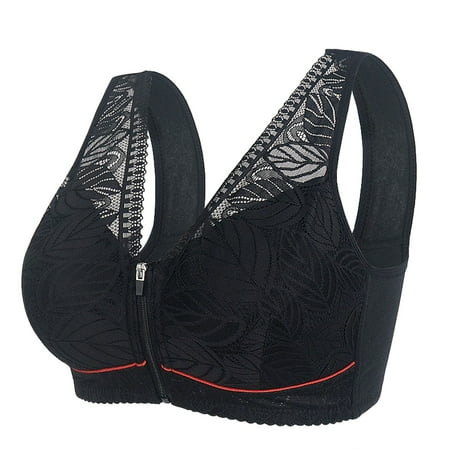 Sports Bras For Women High Impact Lace Front Zipper Underwear Without Rims Vest Lace Plus Size Bra
Sports Bras For Women High Impact Lace Front Zipper Underwear Without Rims Vest Lace Plus Size Bra