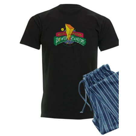CafePress - Mighty Morphin Power Rangers Logo - Men s Dark Pajamas