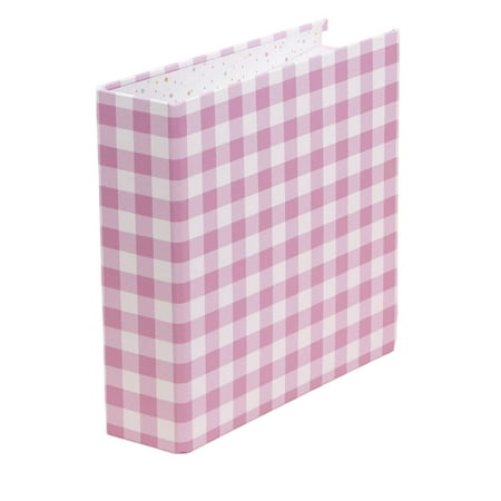 Craftelier - Pink Vichy Lined Cardboard Album : Pink - 2 Balncas Ring System - Hard and Resistant Co
Craftelier - Pink Vichy Lined Cardboard Album : Pink - 2 Balncas Ring System - Hard and Resistant Co