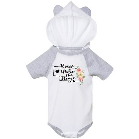 Inktastic Nebraska Home is Where the Heart is with Watercolor Floral Gift Baby Boy or Baby Girl Bodysuit
Inktastic Nebraska Home is Where the Heart is with Watercolor Floral Gift Baby Boy or Baby Girl Bodysuit