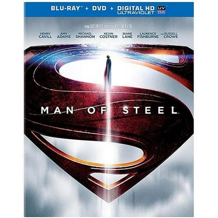 Man Of Steel (Blu-ray + DVD + Digital HD) (Walmart Exclusive) (With INSTAWATCH)