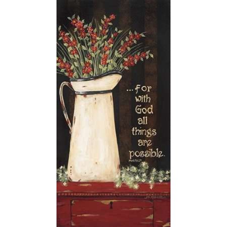 All Things Are Possible Poster Print by Jo Moulton