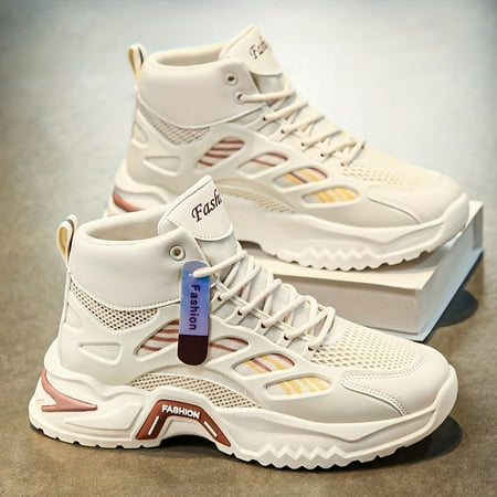 GUANGZHYZYFUS High Top Men‘s Color Block Running Shoes Non Slip Sneakers for Outdoor Training Workout Ball Gaming in All Seasons
GUANGZHYZYFUS High Top Men‘s Color Block Running Shoes Non Slip Sneakers for Outdoor Training Workout Ball Gaming in All Seasons